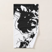 Doodle de fleurs (Serviette à main)