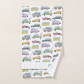 Doodle des voitures (Serviette à main)