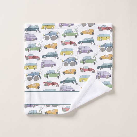 Doodle des voitures (Gant de toilette)