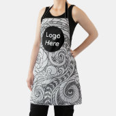 Doodle Design All-Over Print Schort (Insitu)