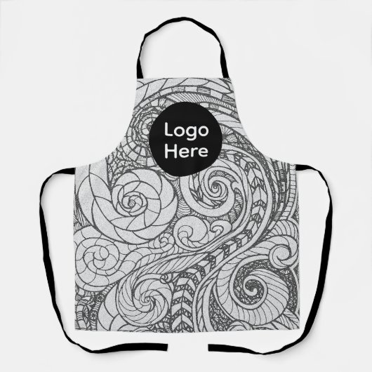 Doodle Design All-Over Print Schort (Voorkant)