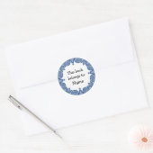 Doodle Design Ronde Sticker (Envelop)