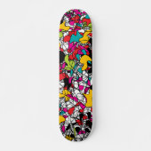 Doodle Design Skateboard (Voorkant)
