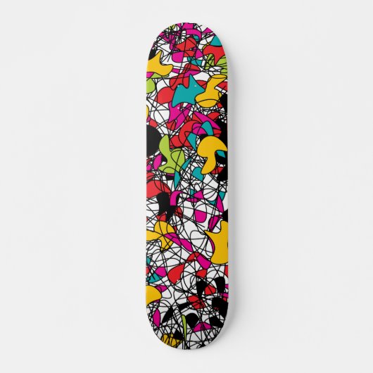 Doodle Design Skateboard (Voorkant)
