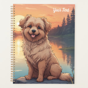 Doodle Dog au bord du lac