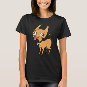 Doodle Dog Brown Chihuahua T-shirt