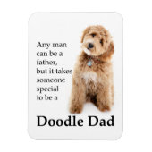 Doodle Dog Dad Magneet (Verticaal)