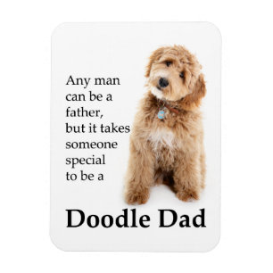 Doodle Dog Dad Magneet