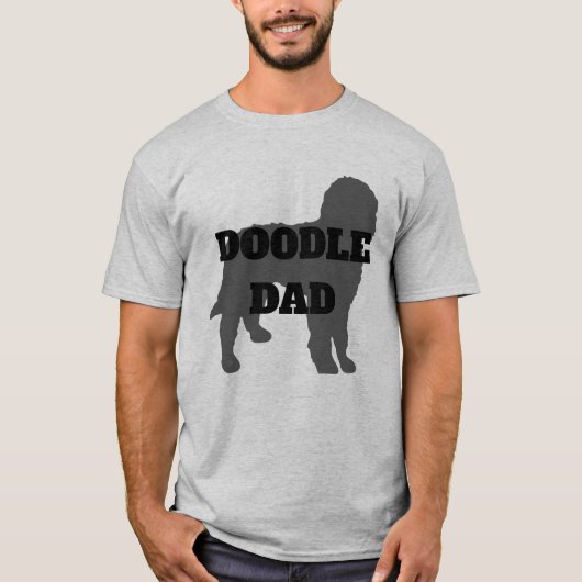 Doodle Dog Dad T-shirt (Voorkant)
