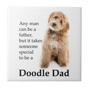 Doodle Dog Dad Tegeltje