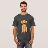 Doodle Dog grappige vrienden T-shirt (Voorkant volledig)