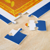 Doodle Dog Hanukah-puzzel Legpuzzel (Zijkant)