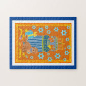 Doodle Dog Hanukah-puzzel Legpuzzel (Horizontaal)
