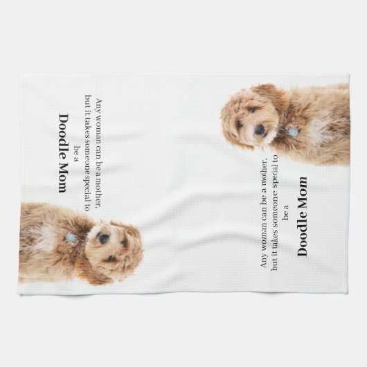 Doodle Dog Ma Kitchen Towel Theedoek (Horizontaal)