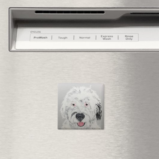 Doodle Dog Magnet Magneet (Insitu (Vaatwasser))
