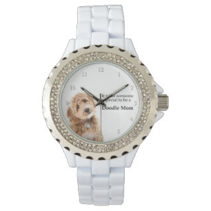 Doodle Dog Mama Horloge
