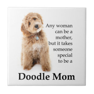 Doodle Dog Mama Tegeltje