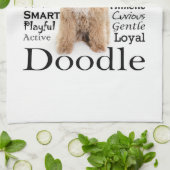 Doodle Dog Traits Theedoek (Gevouwen)