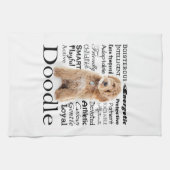 Doodle Dog Traits Theedoek (Horizontaal)