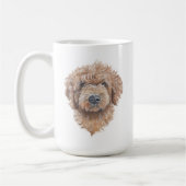 Doodle d'or - Mug classique, 15 oz (Gauche)