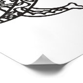 Doodle Elephant 2 Poster (Hoek)