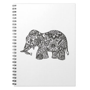 Doodle Elephant Notitieboek