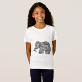 Doodle Elephant T-shirt (Voorkant volledig)