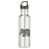 Doodle Elephant Waterfles (Voorkant)