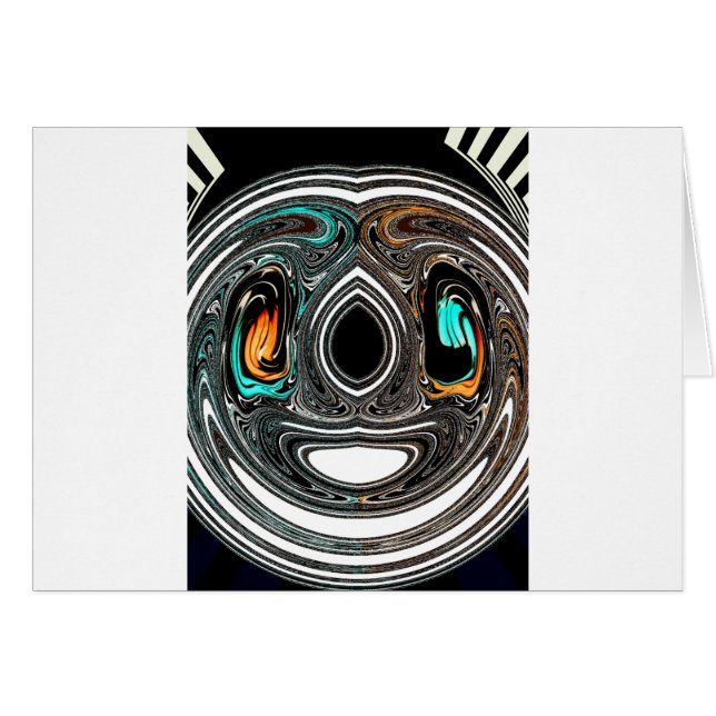 Doodle ethnique africain Zebra Textes Imprimer (Devant horizontal)