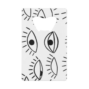 Doodle eye, motif créatif sans couture.