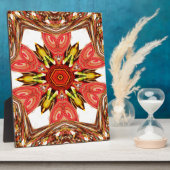 Doodle Floral Art Print Fotoplaat (Zijkant)