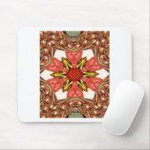 Doodle Floral Art Print Muismat (Met muis)