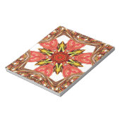 Doodle Floral Art Print Notitieblok (Gedraaid)