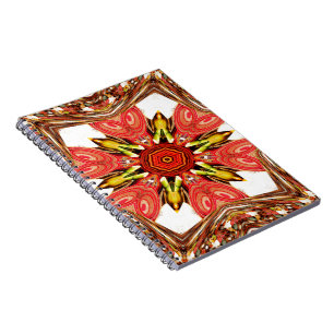 Doodle Floral Art Print Notitieboek