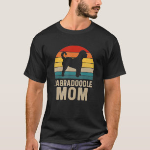 Doodle Goldendoodle Retro Labradoodle Moeder Hond T-shirt