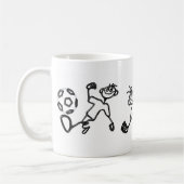 Doodle GuyZ Voetbal Mok (Links)