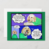 Doodle Happy St. Patrick's Day Briefkaart (Voorkant / Achterkant)