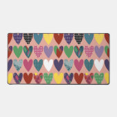 Doodle Heart Harmony Abstract Bureaumat (Voorkant)