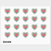 Doodle Heart - Stickers (Feuille)