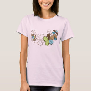 Doodle Hibiscus Dames T-shirt