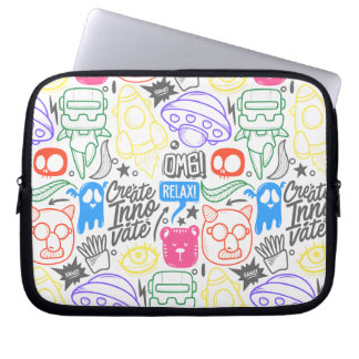 Doodle Hoesje voor laptop en tablet Laptop Sleeve