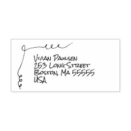 Doodle Illustraties Trouwen in zwart-wit Zelfinktende Stempel