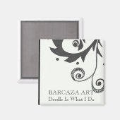 Doodle is wat ik doe magneet (Voorkant / Achterkant)