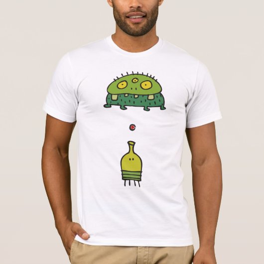 Doodle Jump Hubba de Jut Monster T-shirt (Voorkant)