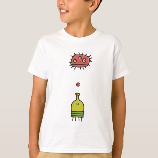 Doodle Jump Monster Enfants T-shirt (Devant)