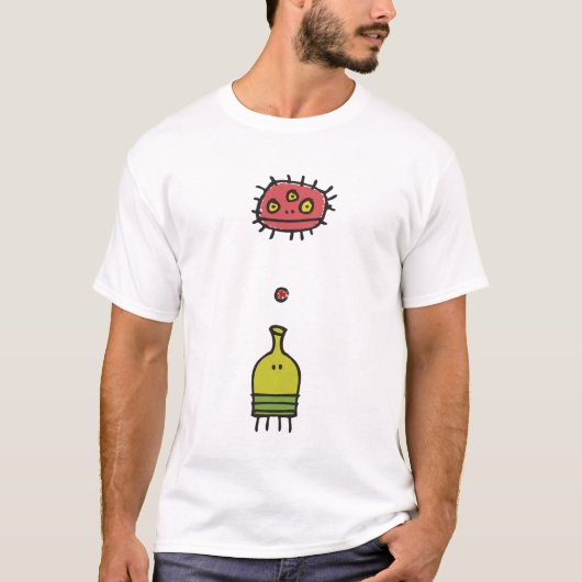Doodle Jump Monster T-Shirt (Voorkant)