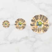 Doodle Jump Party Table Confetti (Voorkanten)