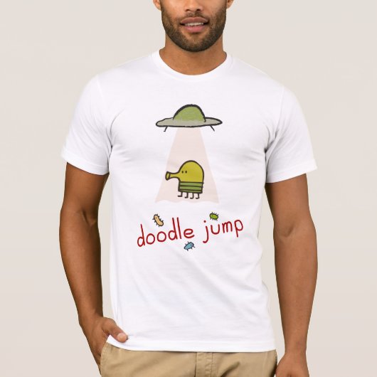 Doodle Jump UFO T-Shirt (Voorkant)