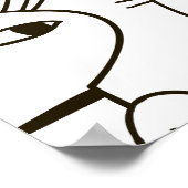 Doodle katten: grappig naadloos patroon. poster (Hoek)