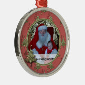 Doodle Kerstboom Foto Ornament (Rechts)